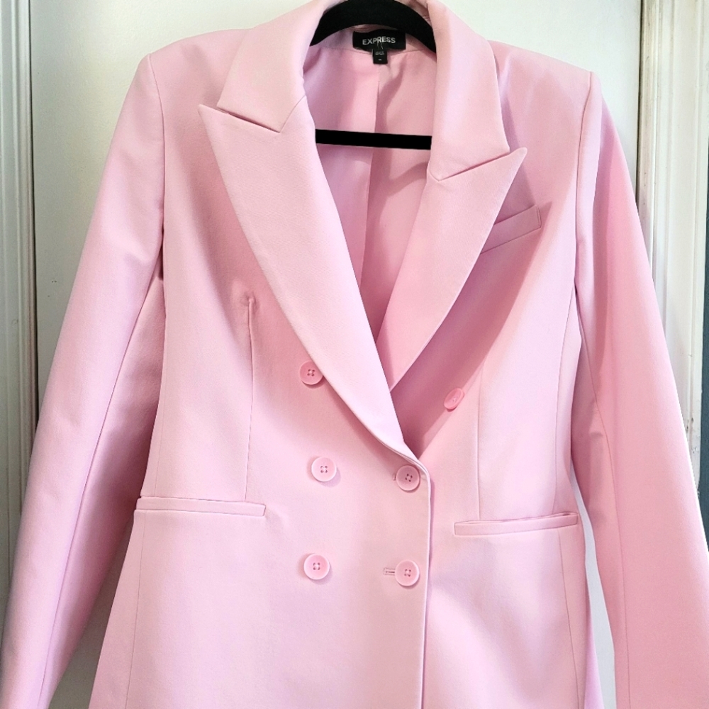 This is an Express pink Blazer